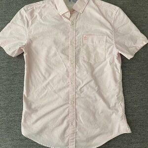 Original Penguin Pink Striped Casual Button Down Shirt